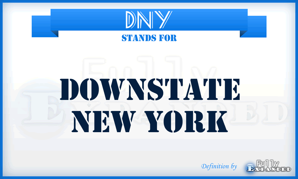 DNY - Downstate New York