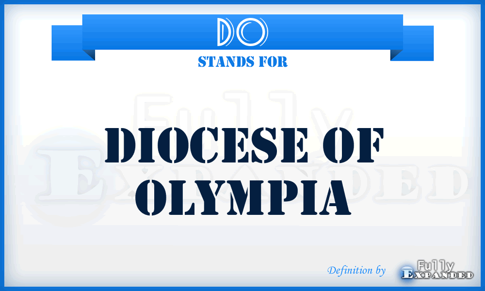 DO - Diocese of Olympia