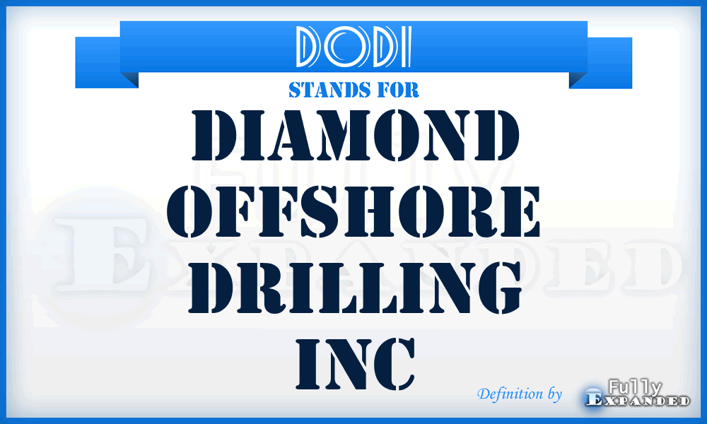 DODI - Diamond Offshore Drilling Inc
