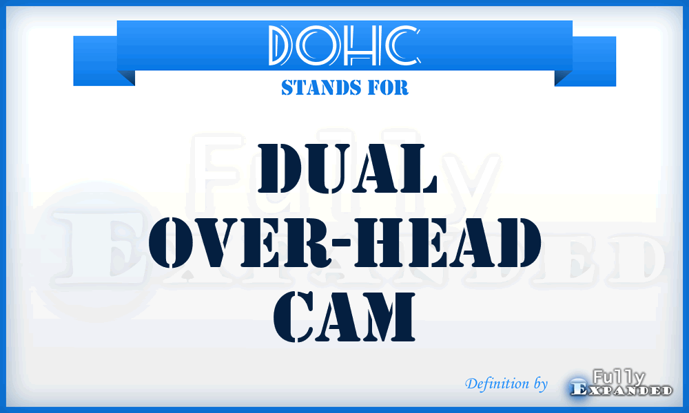 DOHC - Dual Over-Head Cam