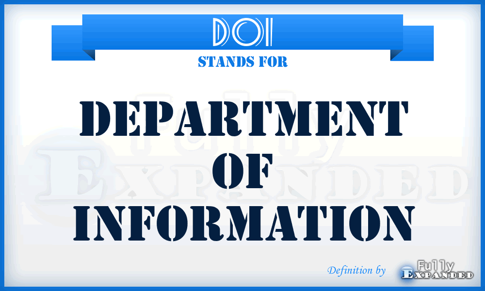 DOI - Department of Information