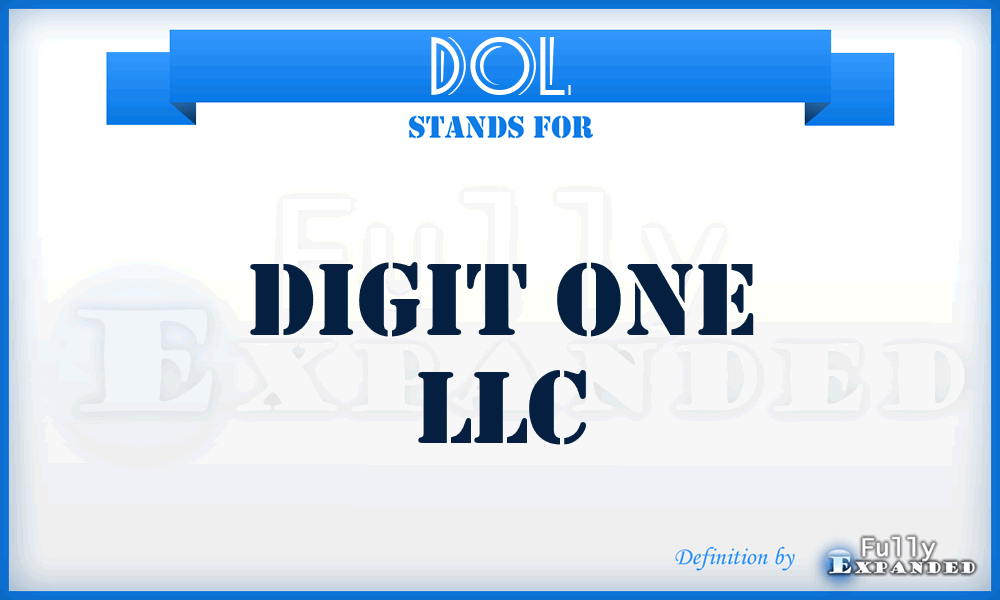 DOL - Digit One LLC