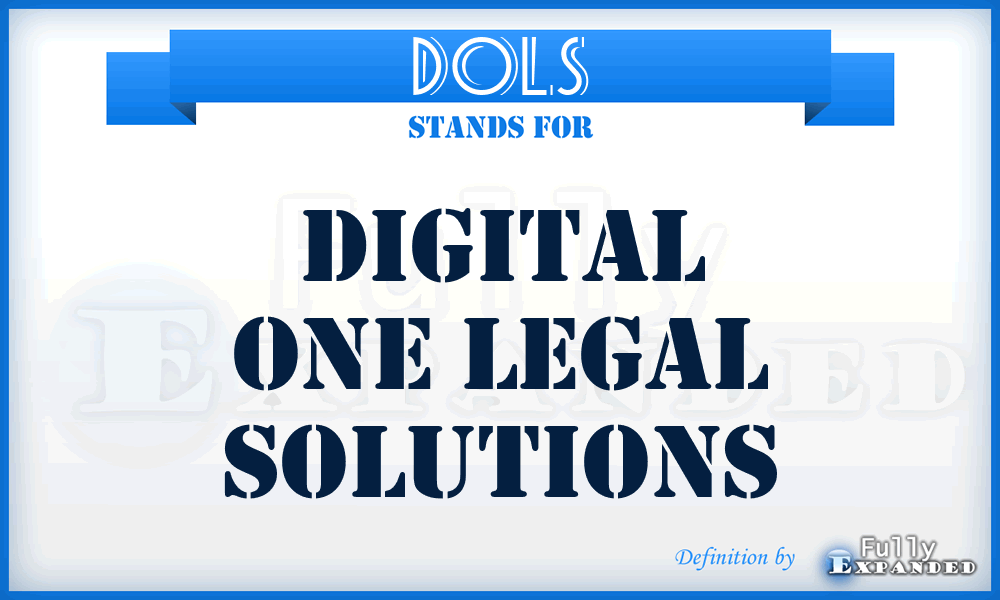 DOLS - Digital One Legal Solutions