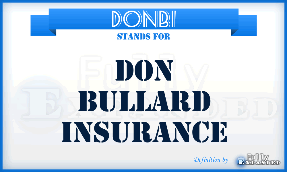 DONBI - DON Bullard Insurance