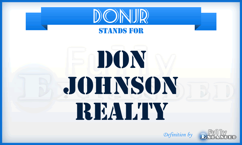 DONJR - DON Johnson Realty
