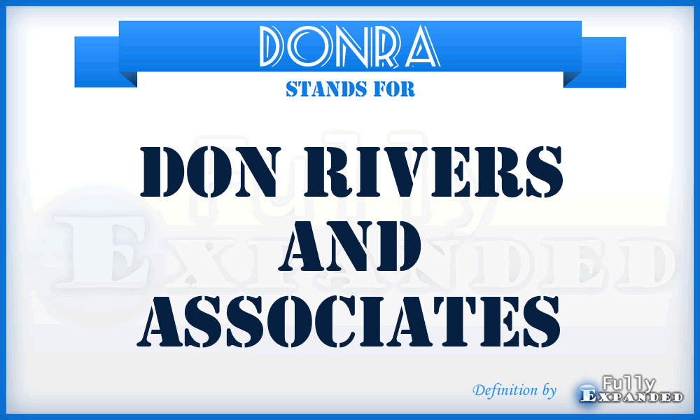 DONRA - DON Rivers and Associates
