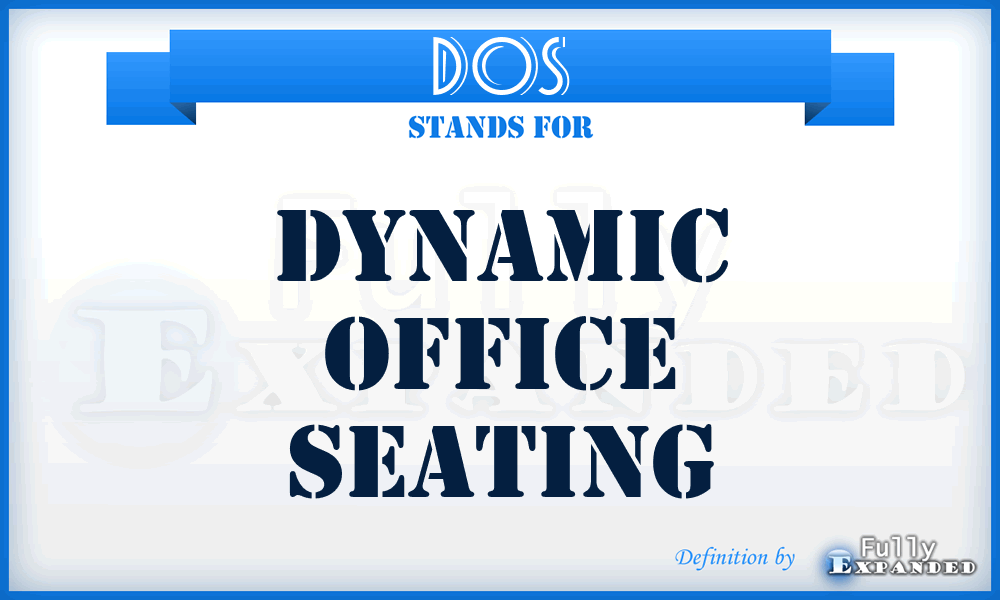 DOS - Dynamic Office Seating