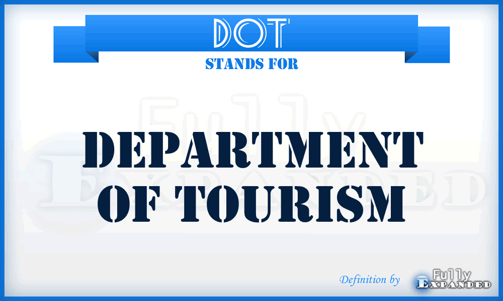 DOT - Department Of Tourism