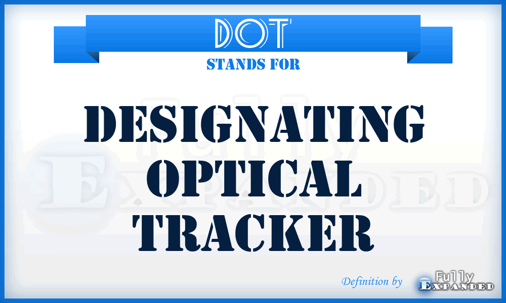 DOT - Designating Optical Tracker