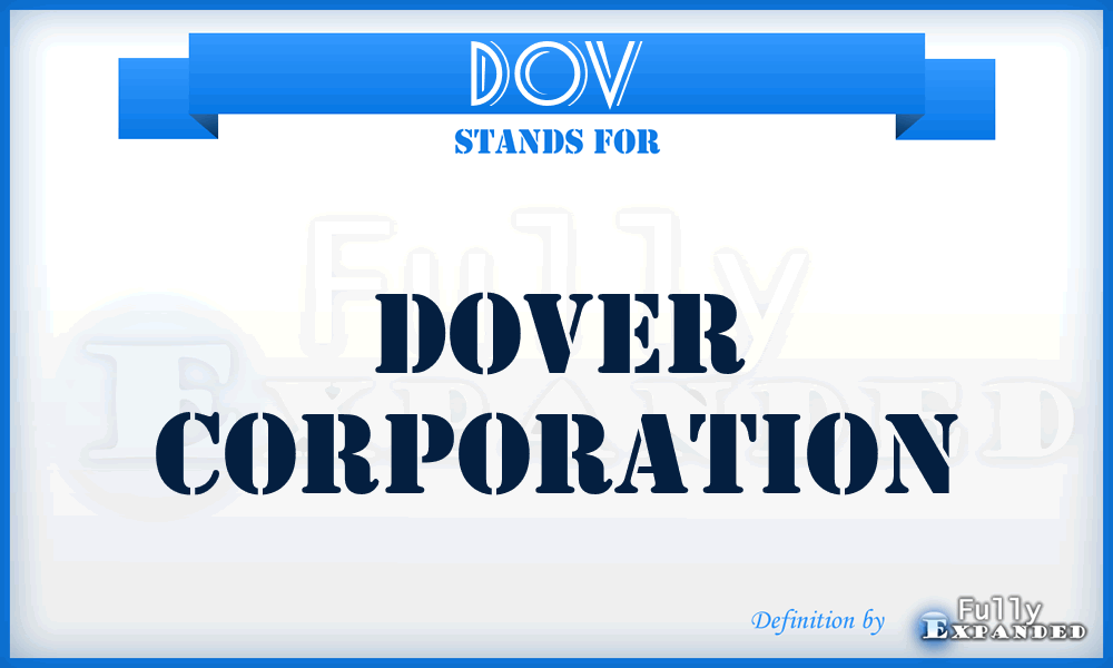 DOV - Dover Corporation