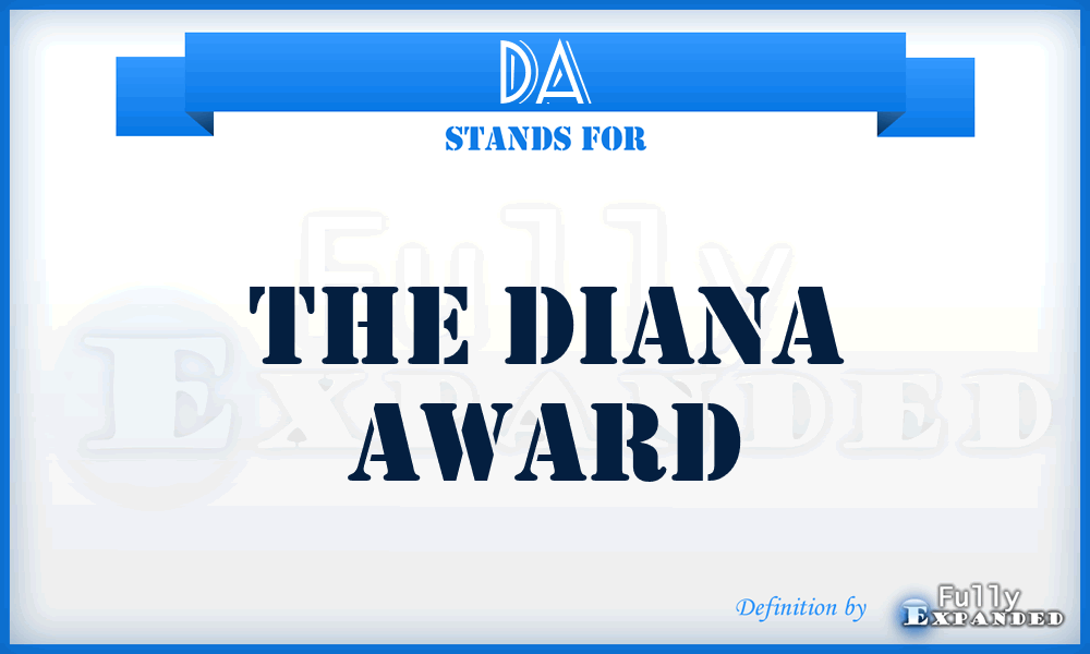 DA - The Diana Award