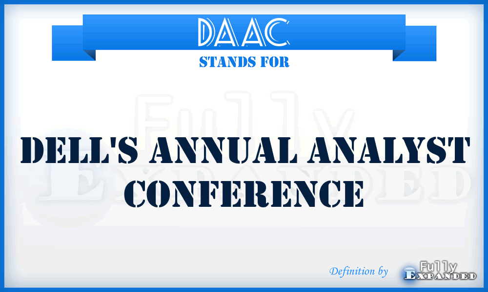 DAAC - Dell's Annual Analyst Conference