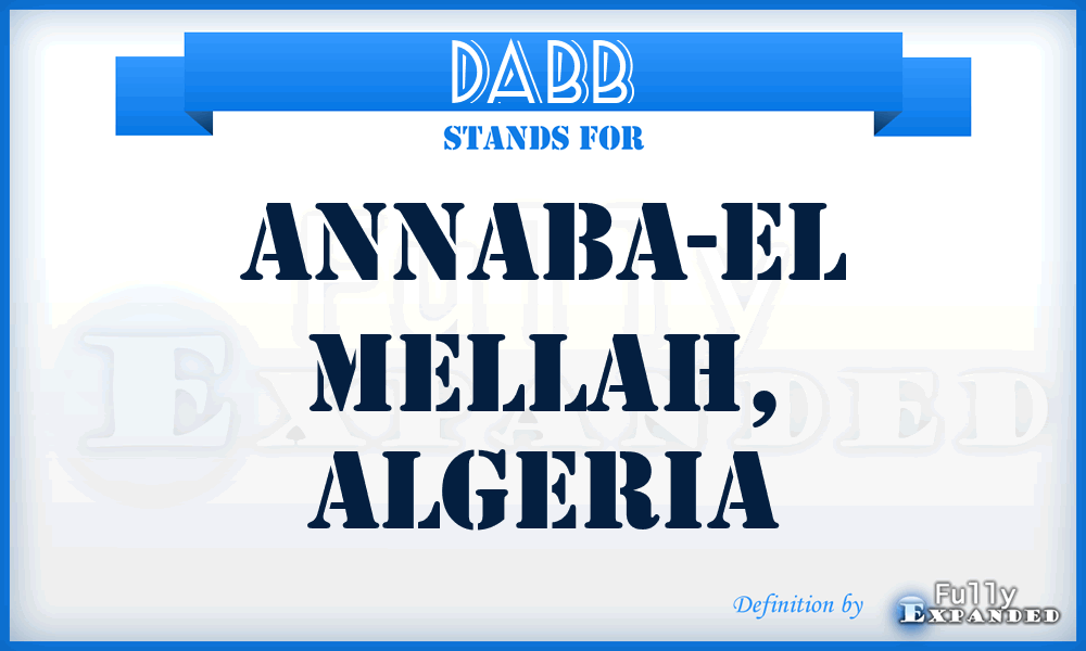 DABB - Annaba-El Mellah, Algeria