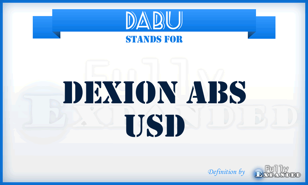 DABU - Dexion Abs Usd