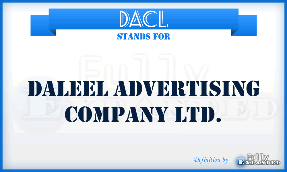 DACL - Daleel Advertising Company Ltd.