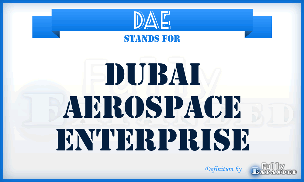 DAE - Dubai Aerospace Enterprise