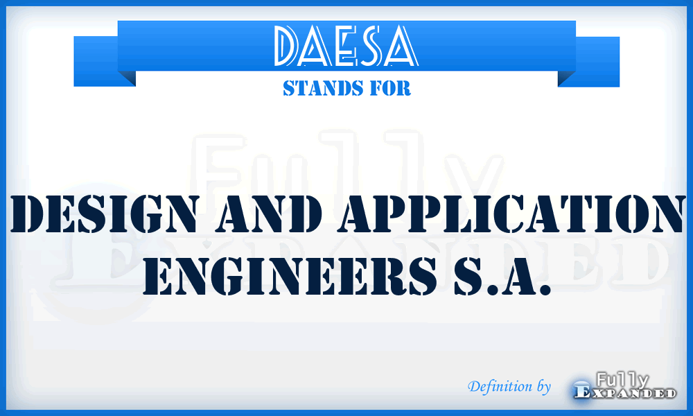 DAESA - Design and Application Engineers S.A.