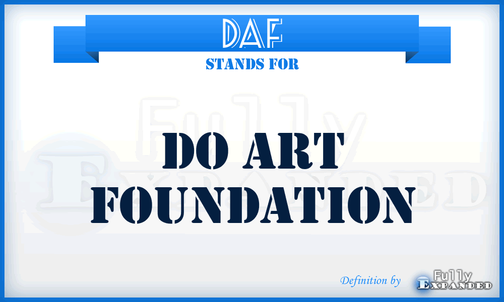 DAF - Do Art Foundation