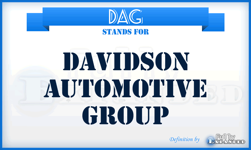 DAG - Davidson Automotive Group