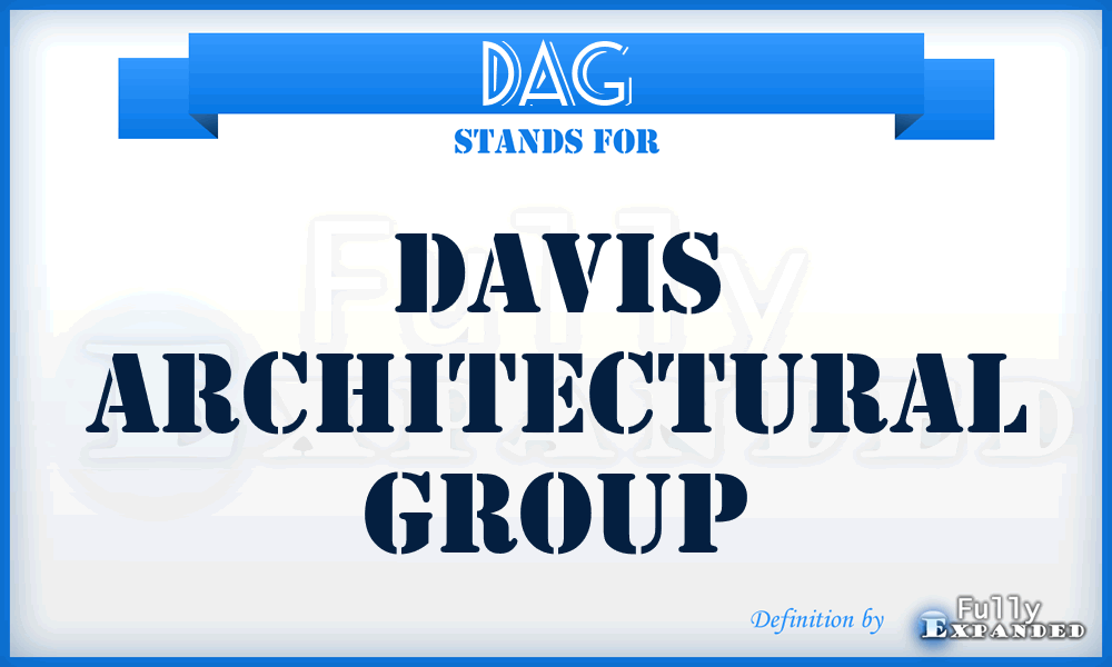 DAG - Davis Architectural Group