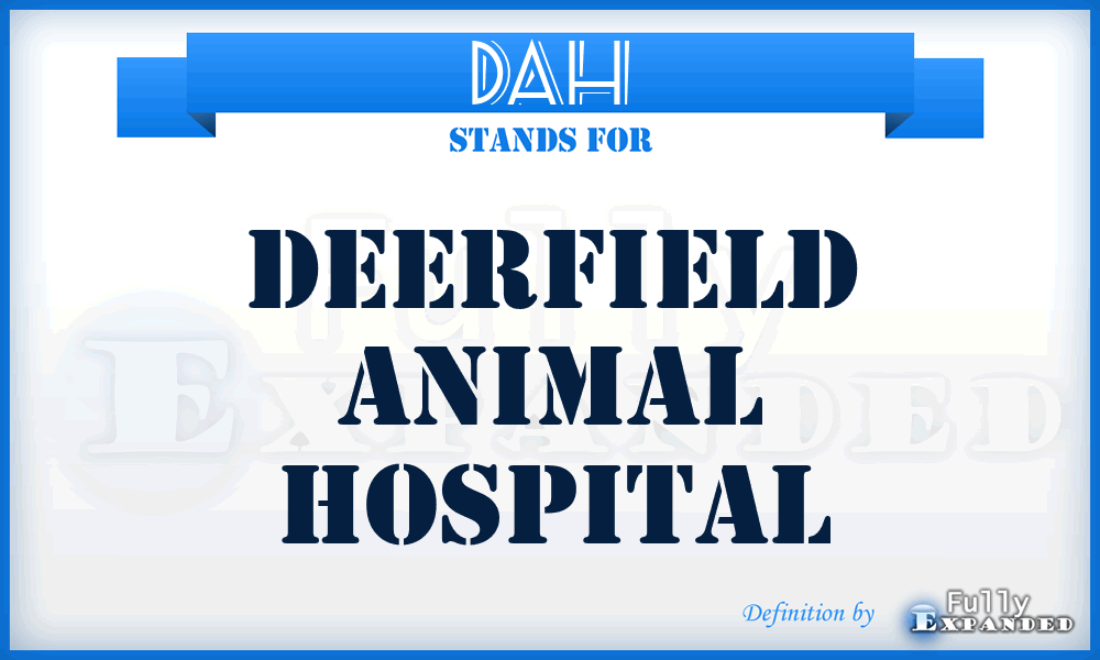 DAH - Deerfield Animal Hospital