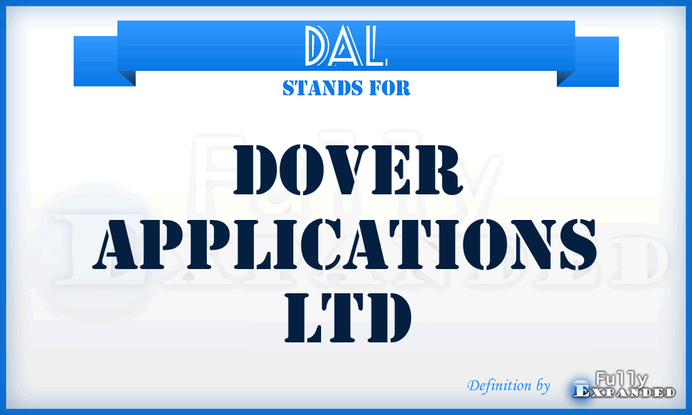 DAL - Dover Applications Ltd