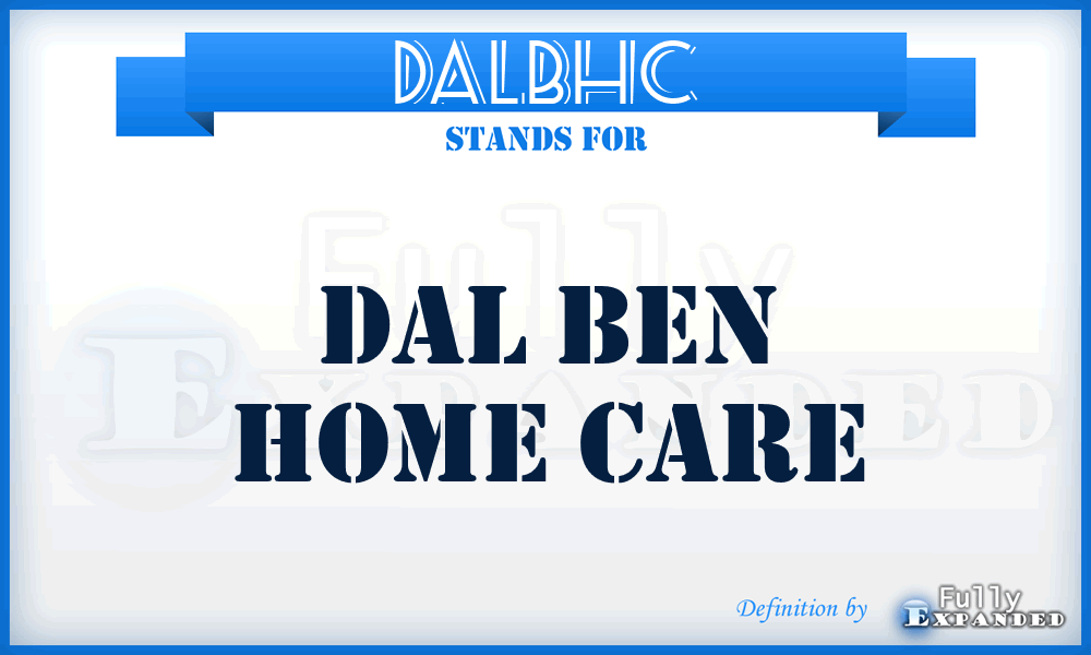 DALBHC - DAL Ben Home Care