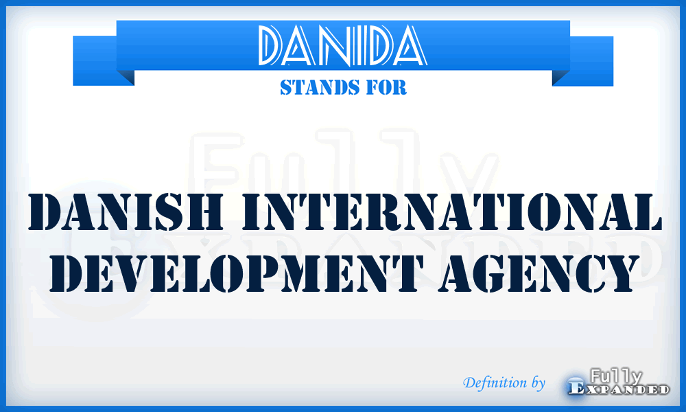 DANIDA - DANish International Development Agency