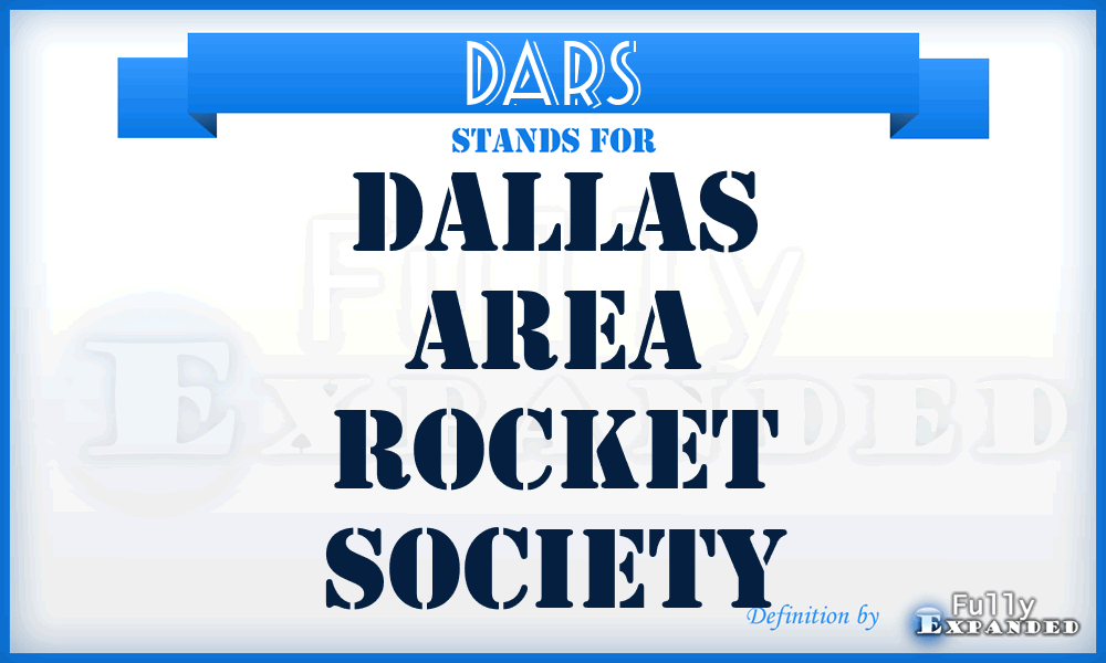DARS - Dallas Area Rocket Society