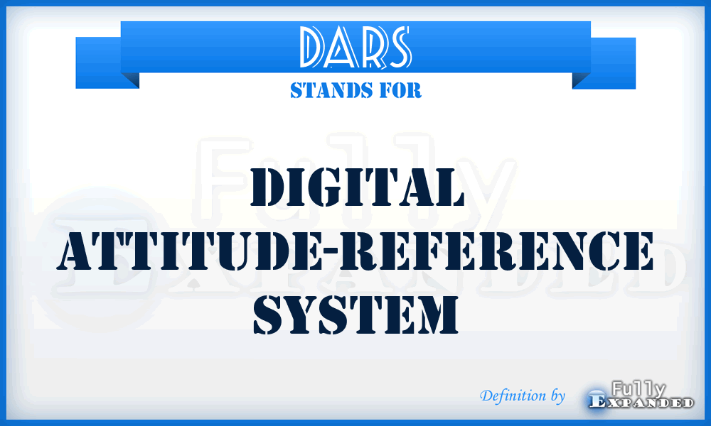 DARS - Digital Attitude-Reference System