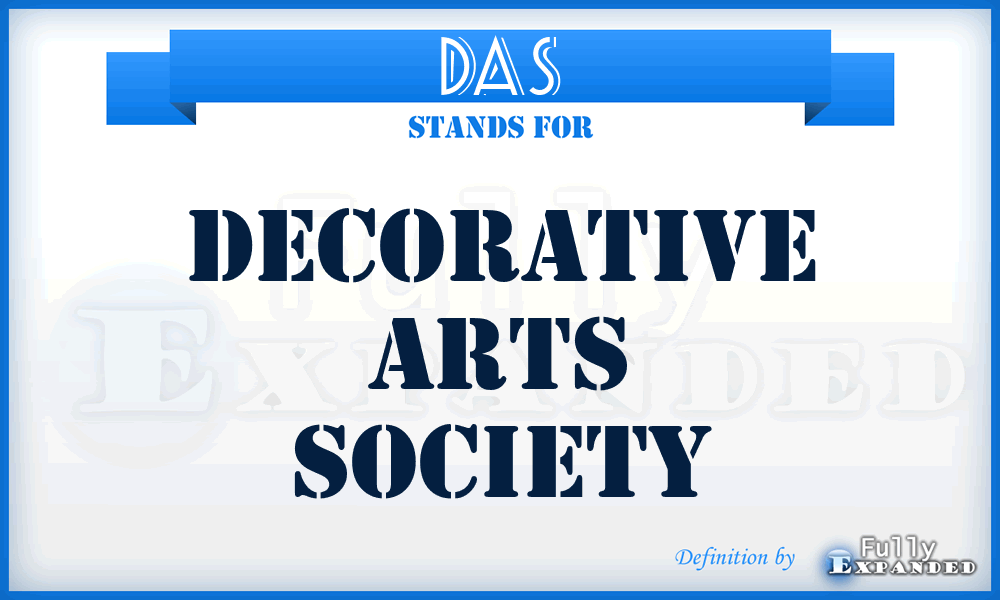 DAS - Decorative Arts Society