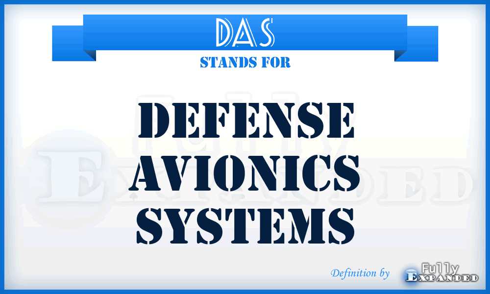 DAS - Defense Avionics Systems