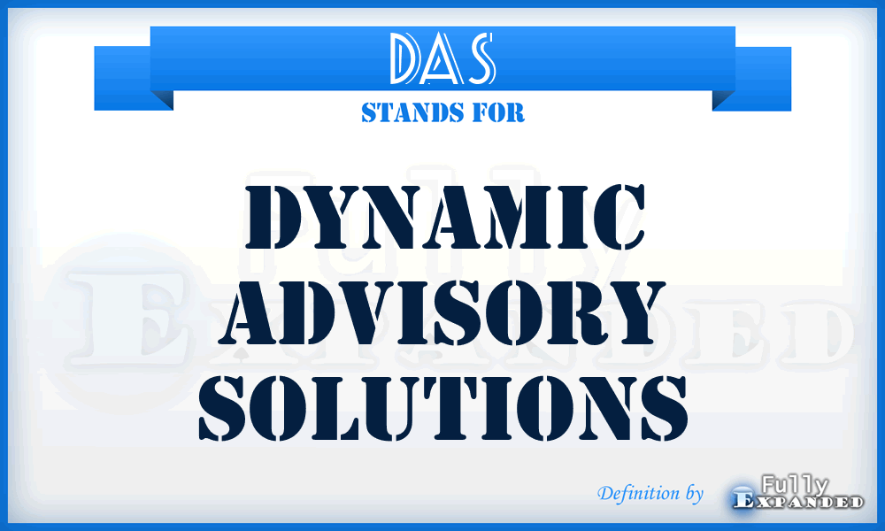 DAS - Dynamic Advisory Solutions