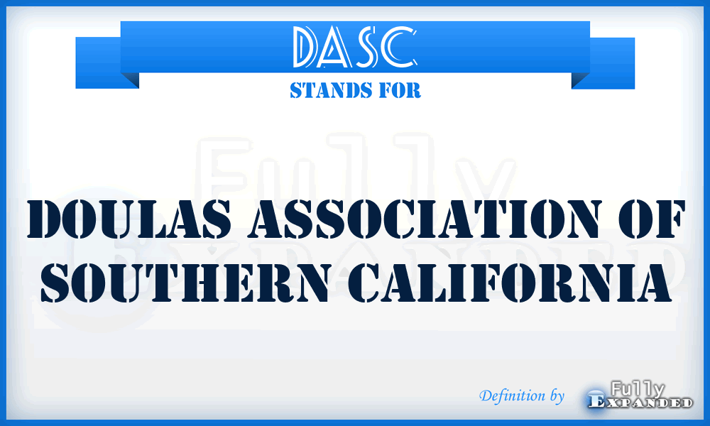 DASC - Doulas Association of Southern California