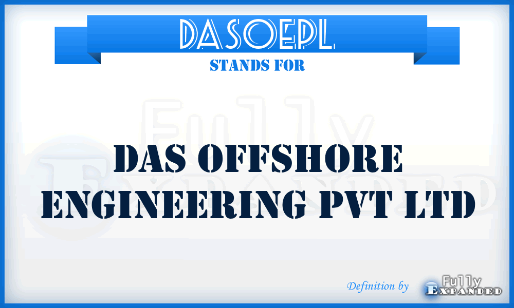 DASOEPL - DAS Offshore Engineering Pvt Ltd