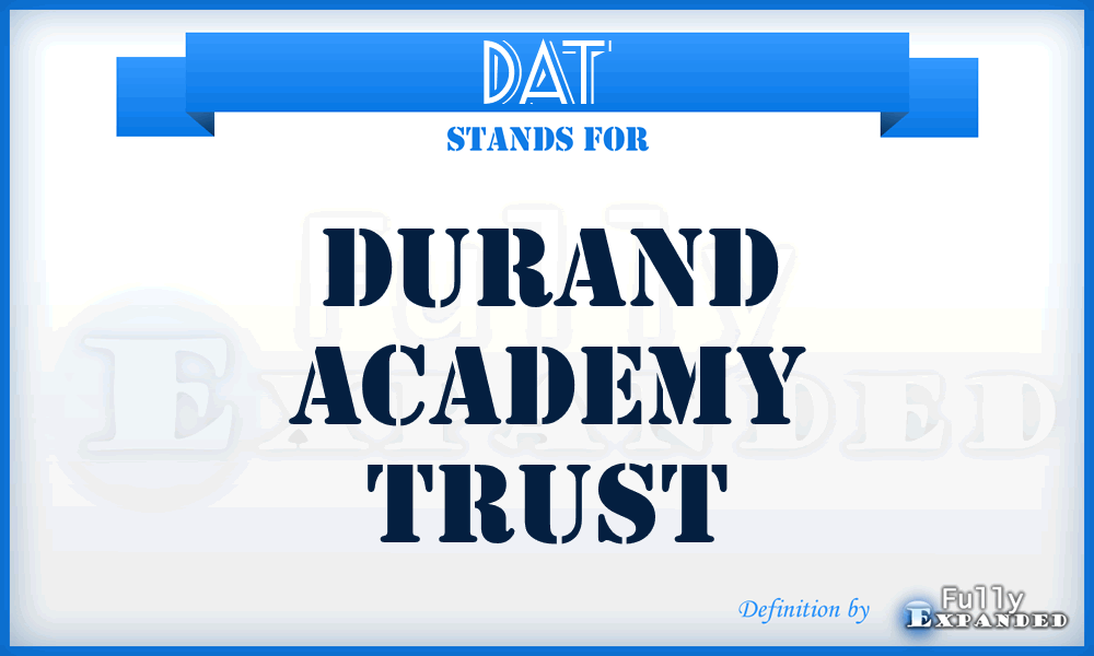 DAT - Durand Academy Trust