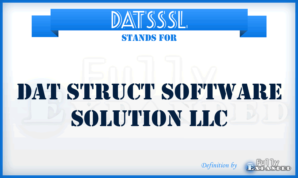 DATSSSL - DAT Struct Software Solution LLC