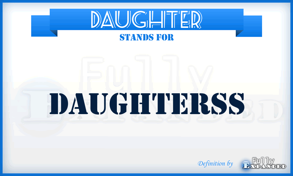 DAUGHTER - Daughterss
