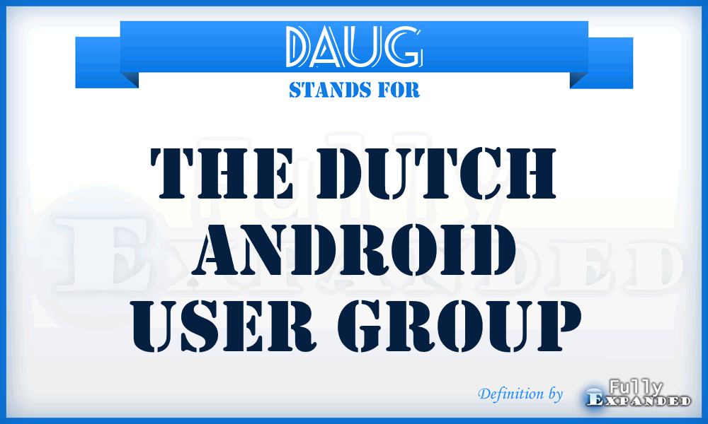 DAUG - The Dutch Android User Group
