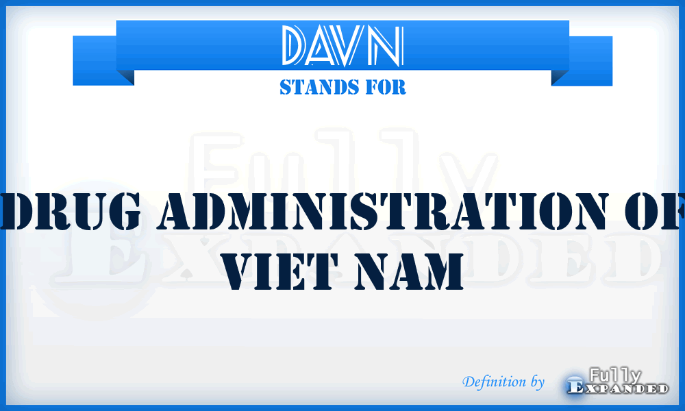 DAVN - Drug Administration Of Viet Nam