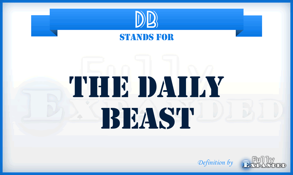 DB - The Daily Beast