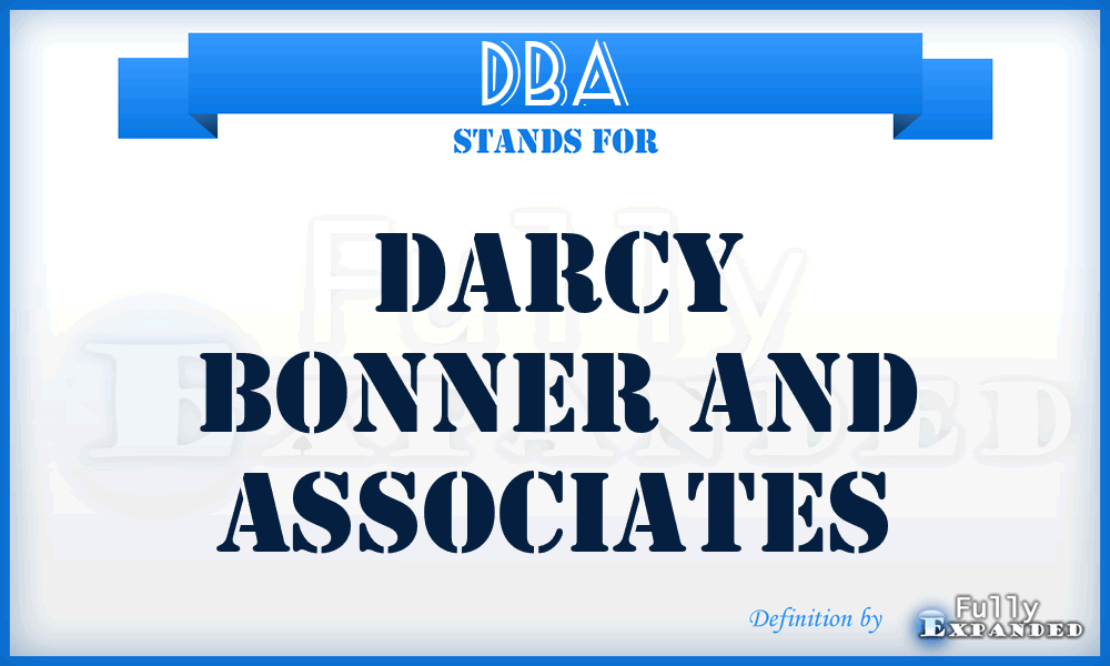 DBA - Darcy Bonner and Associates