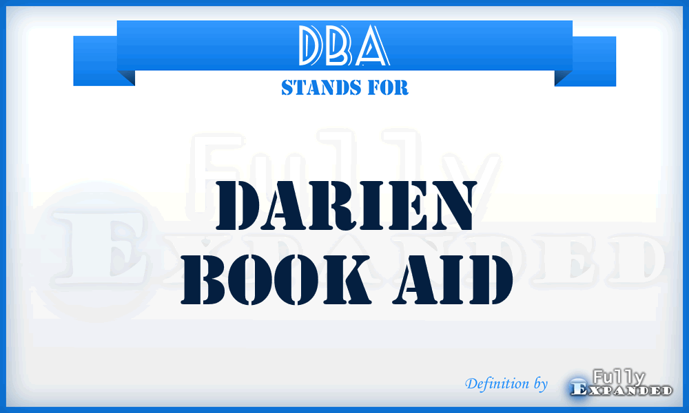 DBA - Darien Book Aid