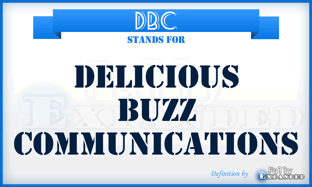 DBC - Delicious Buzz Communications