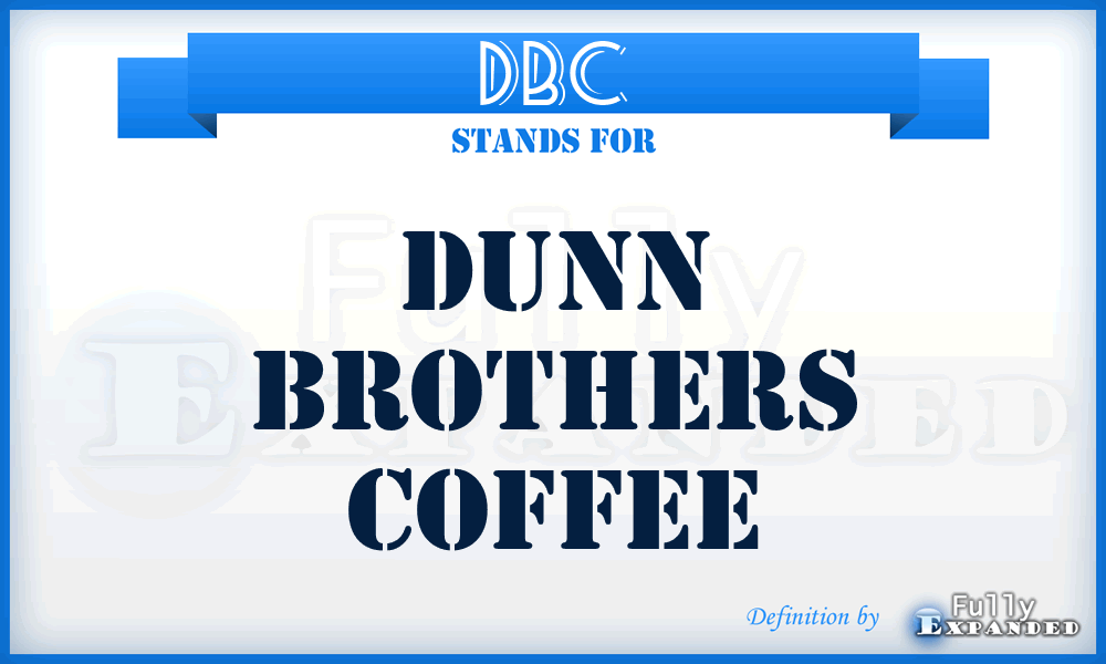 DBC - Dunn Brothers Coffee