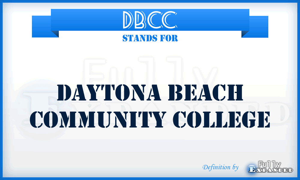 DBCC - Daytona Beach Community College