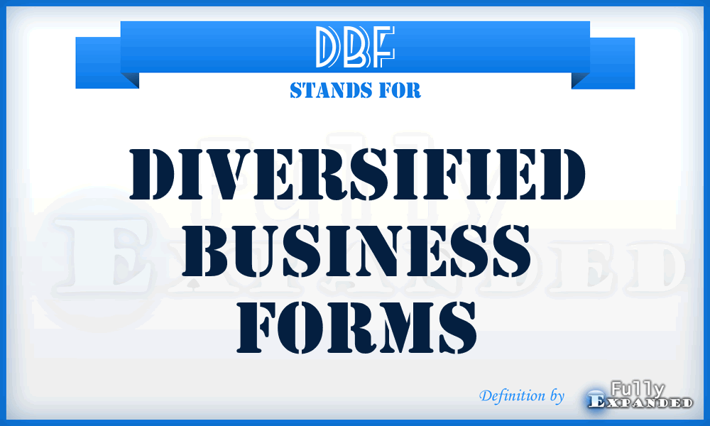 DBF - Diversified Business Forms
