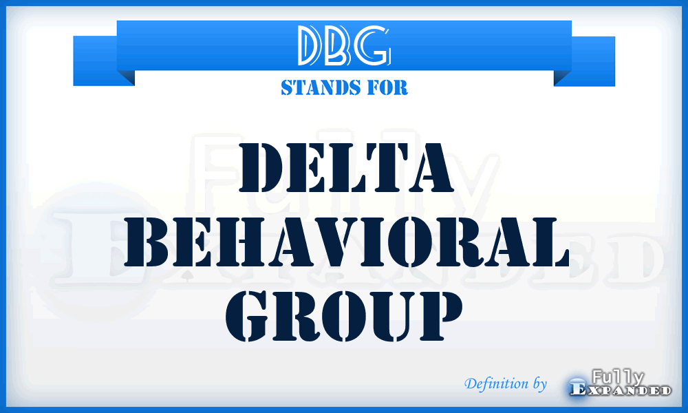 DBG - Delta Behavioral Group