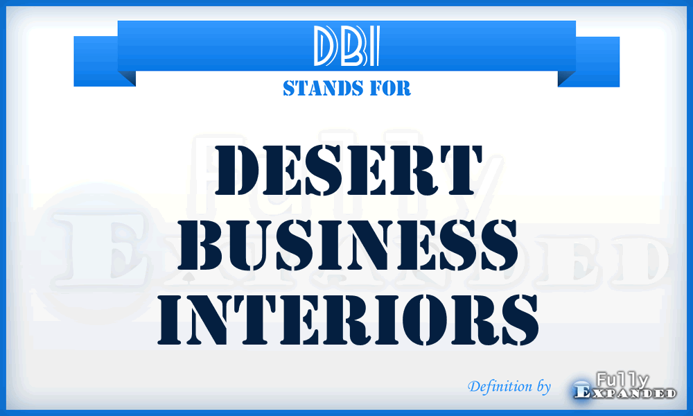 DBI - Desert Business Interiors