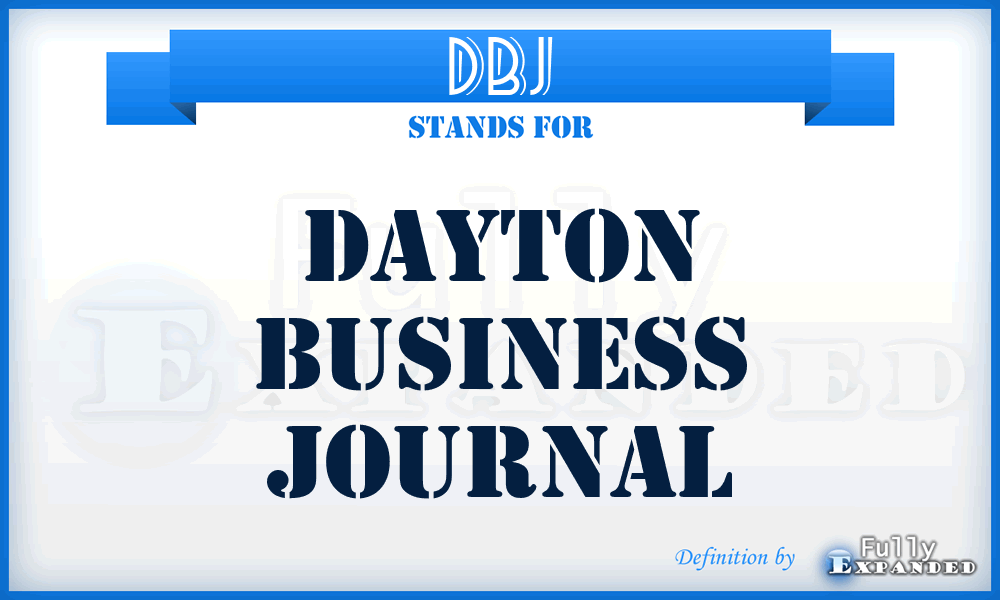 DBJ - Dayton Business Journal